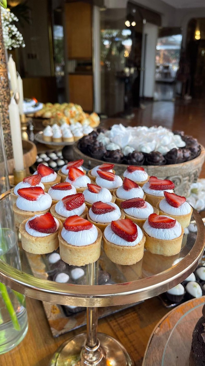 Mini tartas de frutilla