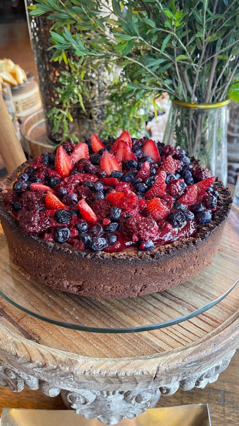 Cheesecake de frutos rojos